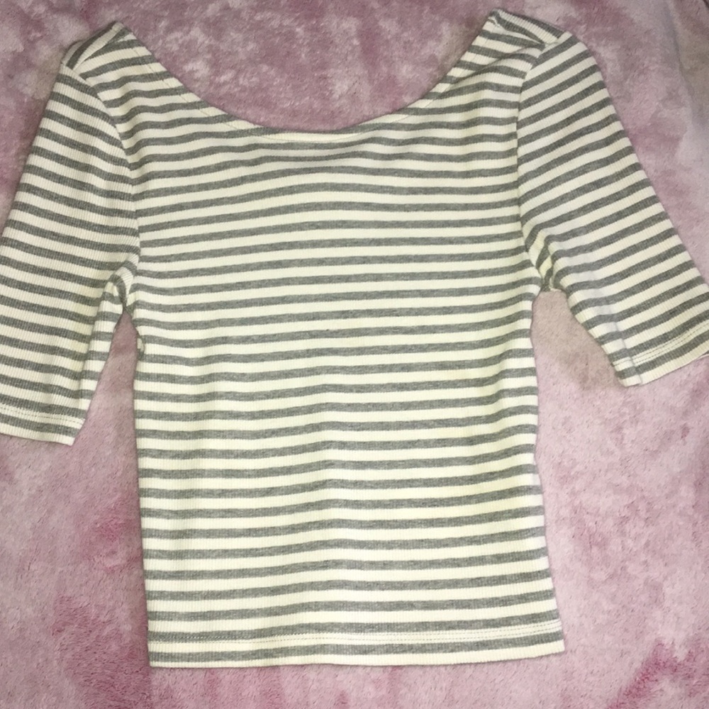 Stripe Crop top
